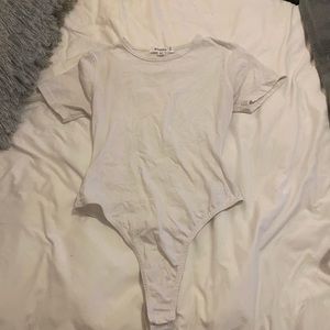 White t-shirt bodysuit